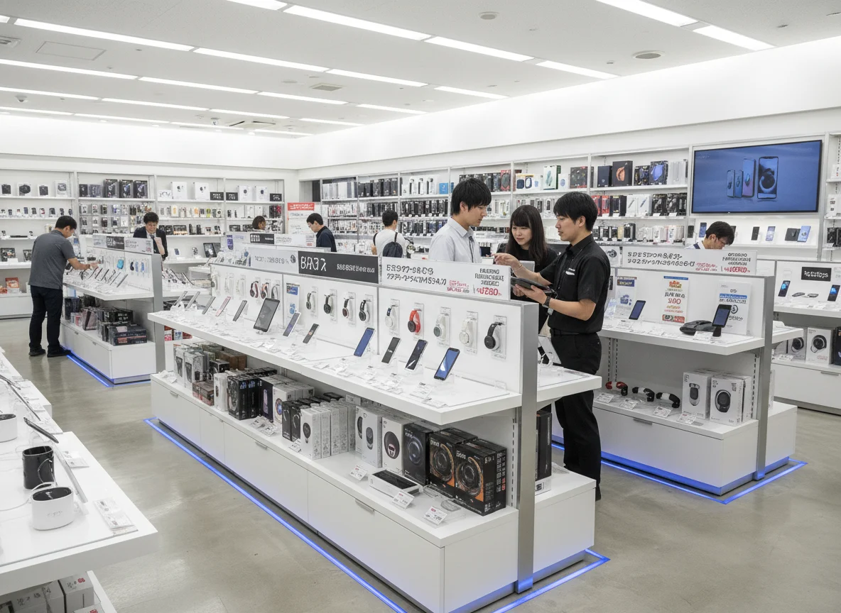 在電器行購買商品
