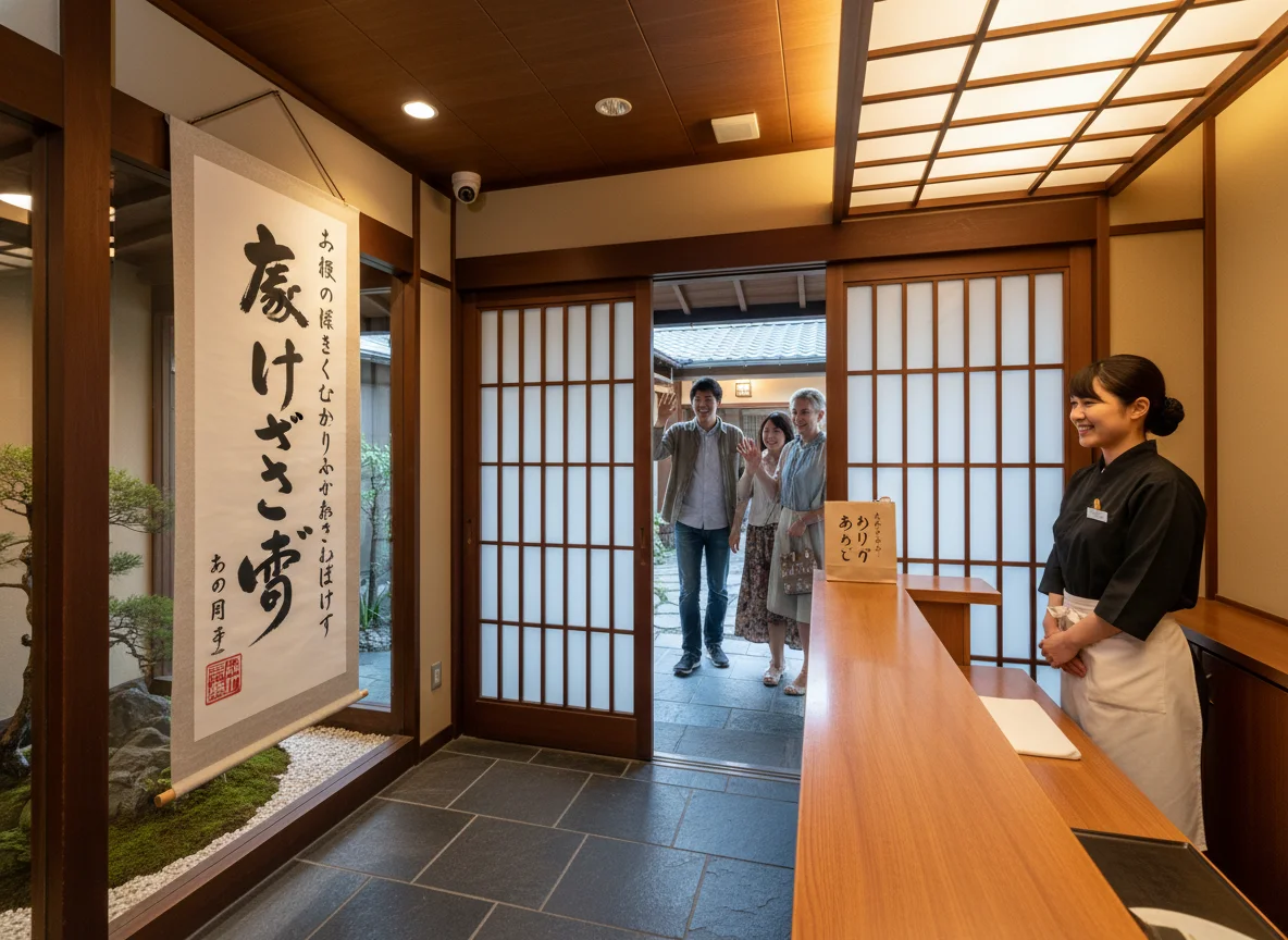 離開餐廳