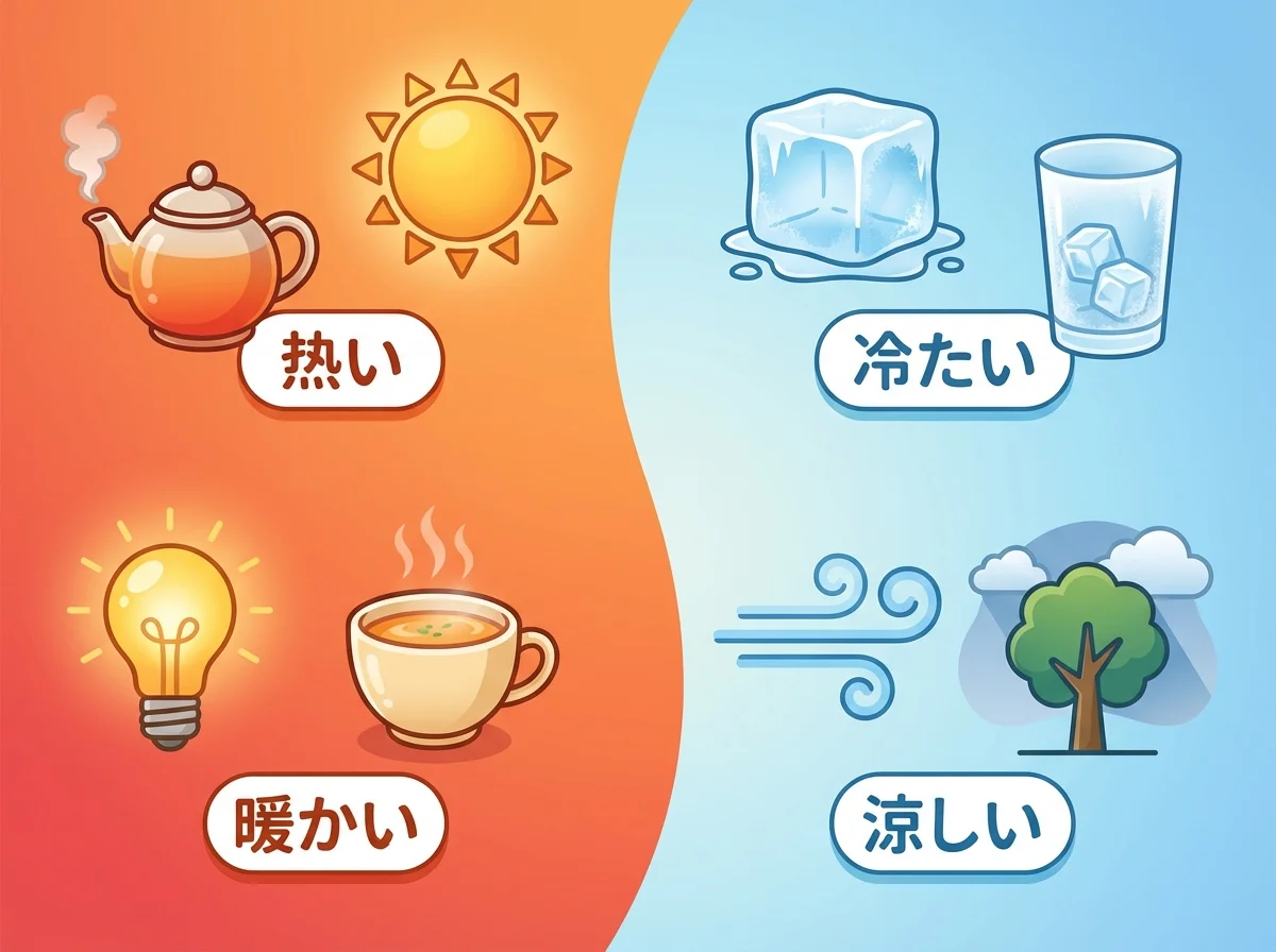 溫度形容詞