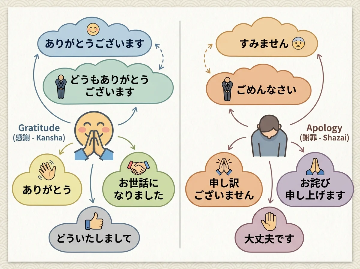 感謝道歉