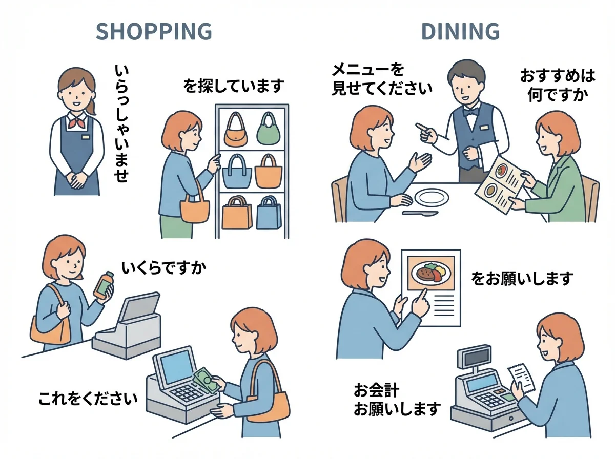 購物用餐
